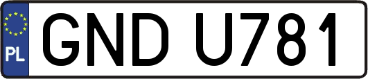 GNDU781