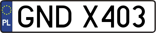 GNDX403