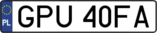 GPU40FA