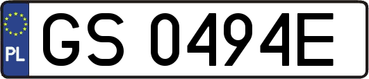 GS0494E