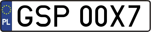 GSP00X7