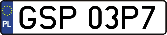 GSP03P7