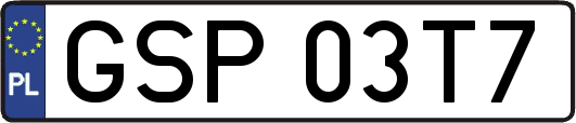 GSP03T7