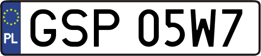 GSP05W7
