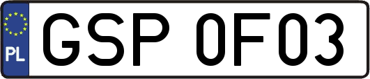 GSP0F03