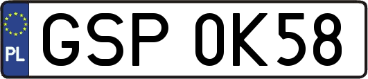 GSP0K58