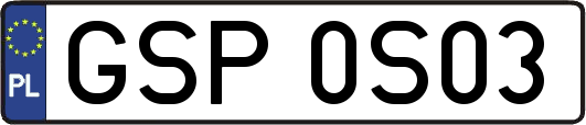 GSP0S03