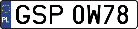 GSP0W78