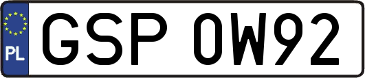 GSP0W92