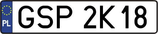 GSP2K18