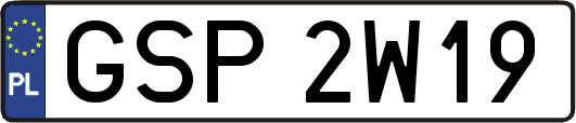 GSP2W19