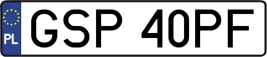 GSP40PF