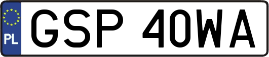 GSP40WA