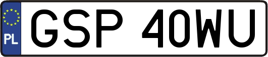 GSP40WU