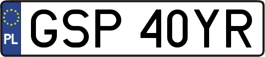 GSP40YR