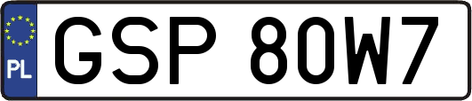GSP80W7