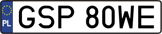 GSP80WE