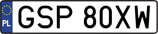 GSP80XW