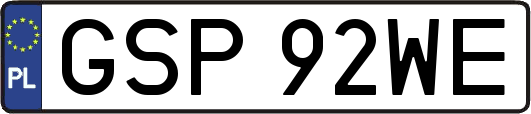 GSP92WE