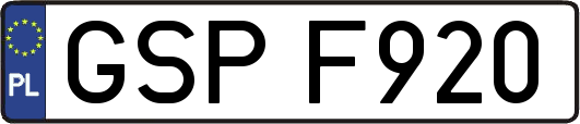 GSPF920