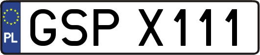 GSPX111