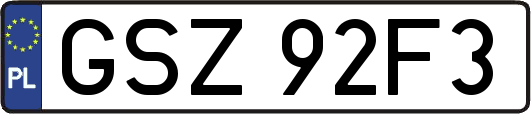 GSZ92F3