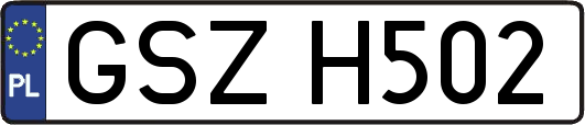 GSZH502