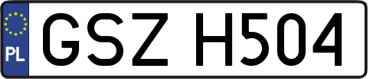 GSZH504