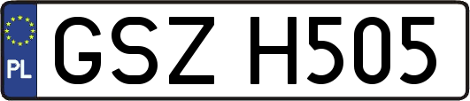 GSZH505