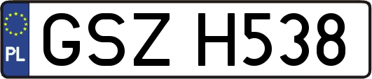 GSZH538
