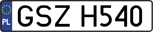 GSZH540