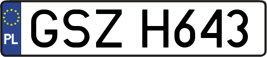 GSZH643