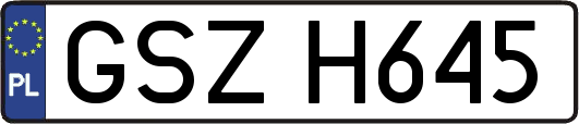 GSZH645
