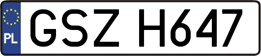 GSZH647
