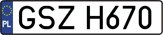 GSZH670