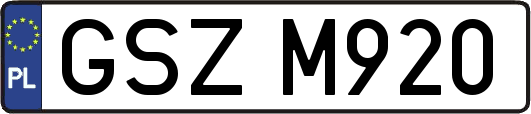 GSZM920