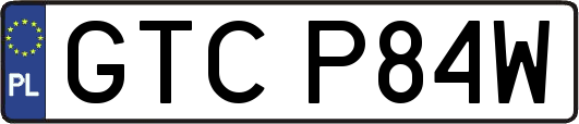 GTCP84W