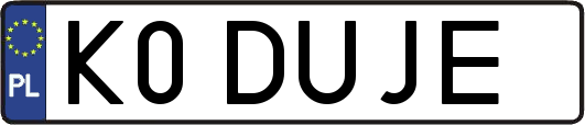 K0DUJE