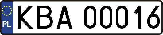 KBA00016