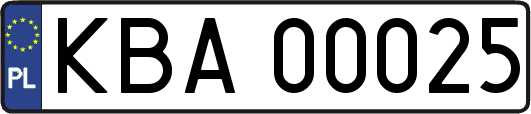 KBA00025