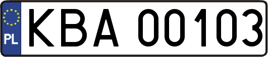 KBA00103