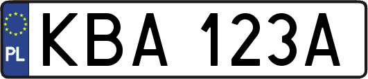 KBA123A