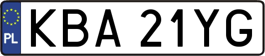 KBA21YG
