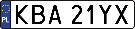 KBA21YX