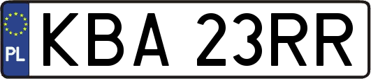 KBA23RR