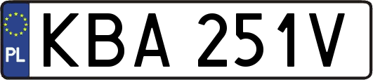 KBA251V