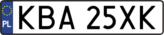 KBA25XK