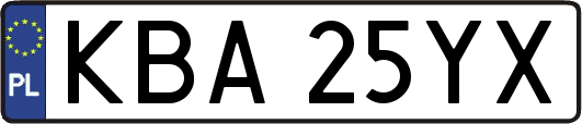 KBA25YX