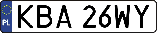 KBA26WY