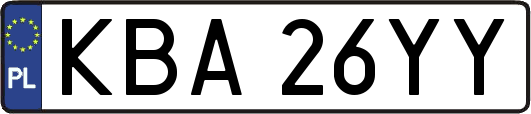 KBA26YY